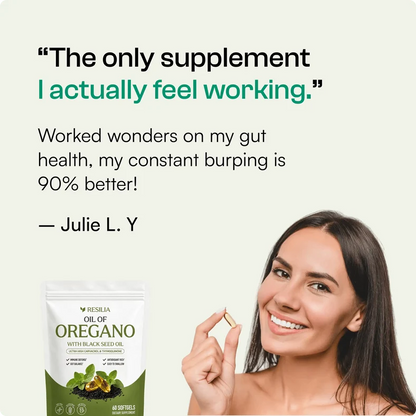 Telo Oil of Oregano + Black Seed Oil Softgels